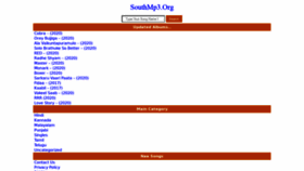 What Southmp3.org website looked like in 2020 (3 years ago)