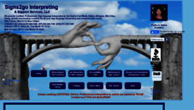 What Signs2gointerpreting.com website looked like in 2020 (3 years ago)