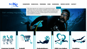 What Scubaxp.be website looked like in 2020 (3 years ago)