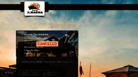 What Sunset-the-marina.com website looked like in 2020 (3 years ago)