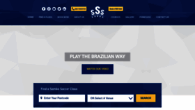 What Sambasoccerschools.com website looked like in 2020 (3 years ago)