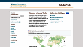 What Scholarworks.waldenu.edu website looked like in 2020 (3 years ago)