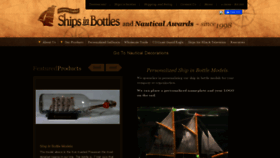 What Shipsinbottles.com website looked like in 2020 (3 years ago)