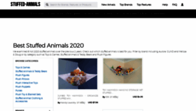 What Stuffed-animals.org website looked like in 2020 (3 years ago)
