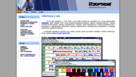 What Softkom.cz website looked like in 2020 (3 years ago)
