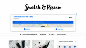 What Swatchandreview.com website looked like in 2020 (3 years ago)
