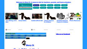 What Storyit.com website looked like in 2020 (3 years ago)