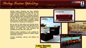 What Sterlingcustomupholstery.com website looked like in 2020 (3 years ago)