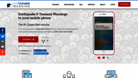 What Sms-tsunami-warning.com website looked like in 2020 (3 years ago)