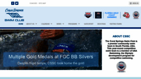 What Swimcssc.com website looked like in 2020 (3 years ago)