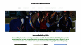 What Sevenoaksrc.co.uk website looked like in 2020 (3 years ago)