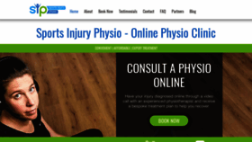 What Sports-injury-physio.com website looked like in 2020 (3 years ago)