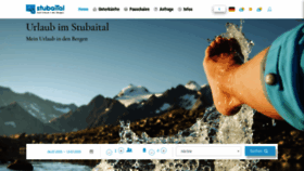 What Stubaital.at website looked like in 2020 (3 years ago)