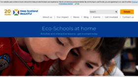 What Sustainable-scotland.net website looked like in 2020 (3 years ago)