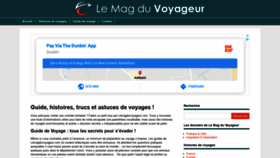 What Secretdevoyageur.com website looked like in 2020 (3 years ago)