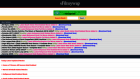 What Sfilmywap.in website looked like in 2020 (3 years ago)