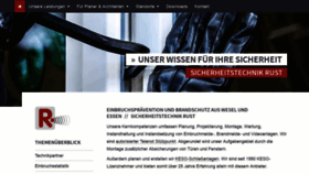 What Sicherheitstechnik-rust.de website looked like in 2020 (3 years ago)
