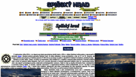 What Spisskyhrad.sk website looked like in 2020 (3 years ago)