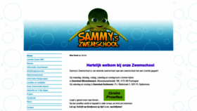 What Sammyszwemschool.nl website looked like in 2020 (3 years ago)