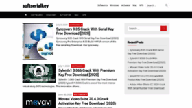What Softserialkey.net website looked like in 2020 (3 years ago)