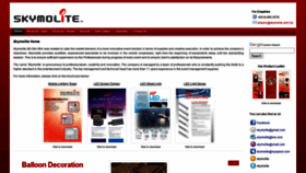What Skymolite.com.my website looked like in 2020 (3 years ago)