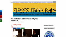 What Stressfreebaby.com website looked like in 2020 (3 years ago)