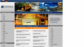 What Surovine.si website looked like in 2020 (3 years ago)