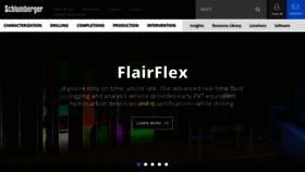 What Schlumberger.com website looked like in 2020 (5 years ago)