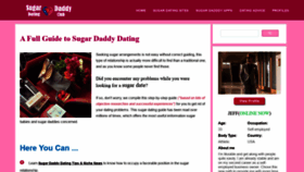 What Sugardaddydatingclub.com website looked like in 2020 (3 years ago)