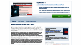 What Spyhuntersoftware.com website looked like in 2020 (3 years ago)
