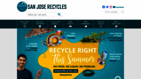 What Sanjoserecycles.org website looked like in 2020 (3 years ago)