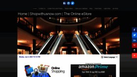 What Shopwithusnow.com website looked like in 2020 (3 years ago)