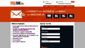 What Smszone.in website looked like in 2020 (3 years ago)