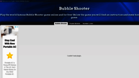 What Shooter-bubble.com website looked like in 2020 (3 years ago)