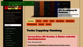 What Studenten-copyshop.hamburg website looked like in 2020 (3 years ago)
