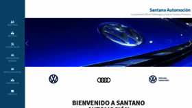 What Santanoautomocion.com website looked like in 2020 (3 years ago)