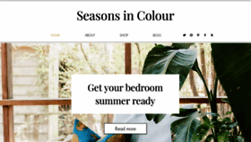 What Seasonsincolour.com website looked like in 2020 (3 years ago)