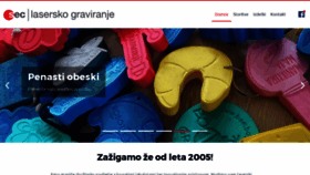 What Sec-graviranje.si website looked like in 2020 (3 years ago)