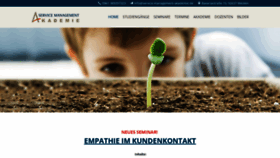 What Service-management-akademie.de website looked like in 2020 (5 years ago)