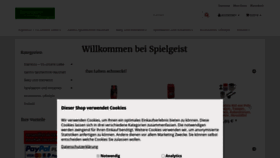 What Spielgeist.de website looked like in 2020 (3 years ago)