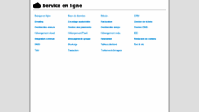 What Serviceenligne.fr website looked like in 2020 (3 years ago)
