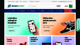 What Sanasport.sk website looked like in 2020 (3 years ago)