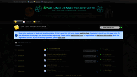 What Spuk-jenseitskontakte.de website looked like in 2020 (3 years ago)