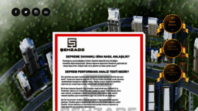 What Sehzadegrup.com.tr website looked like in 2020 (3 years ago)
