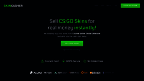 What Skincashier.com website looked like in 2020 (3 years ago)