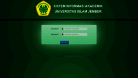 What Siakad.uij.ac.id website looked like in 2020 (3 years ago)