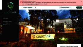 What Sportlink.org.au website looked like in 2020 (3 years ago)