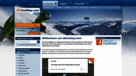 What Skiholiday.com website looked like in 2020 (3 years ago)