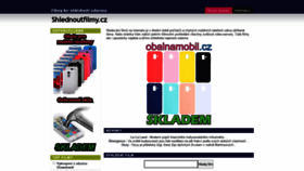 What Shlednoutfilmy.cz website looked like in 2020 (3 years ago)