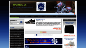 What Sportos.sk website looked like in 2020 (3 years ago)